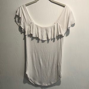 Free people white top size large